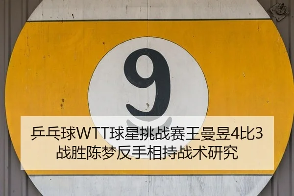 乒乓球WTT球星挑战赛王曼昱4比3战胜陈梦反手相持战术研究 - hth